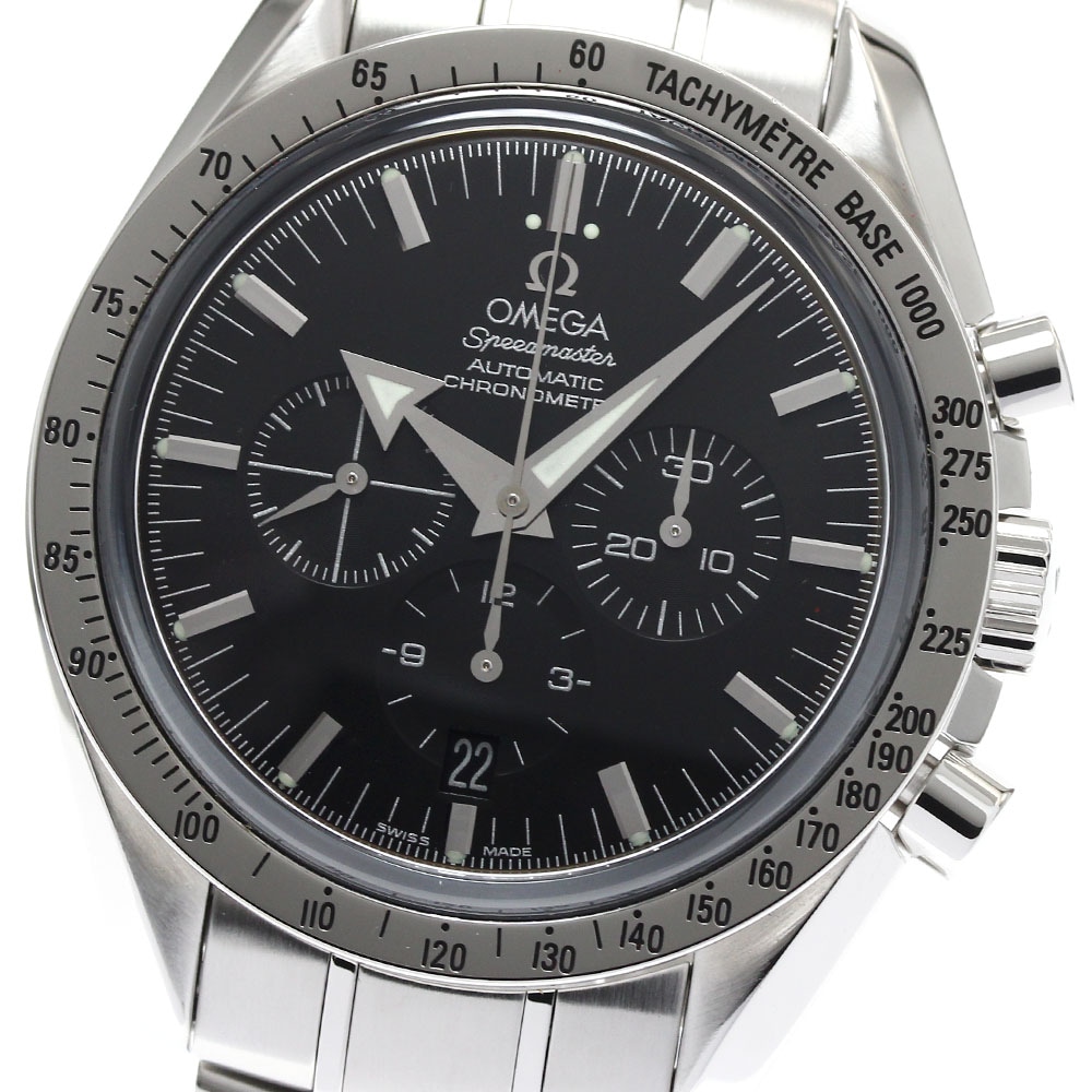 オメガ OMEGA 3551.50 スピードマスターブロードアロー クロノグラフ 自動巻き メンズ 箱・保証書付き_888340【中古】