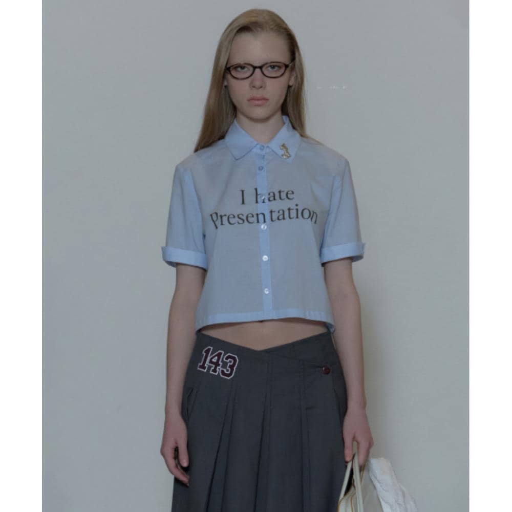 スカルプター Status Summer Shirts Blue SC24S284BL