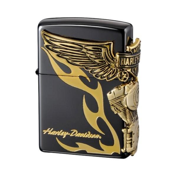 即納　ZIPPO ジッポー ライター 200 ハーレーダビッドソン 日本限定 ブラック HDP-24 / ZIPPO HARLEY-DAVIDSON HDP-24