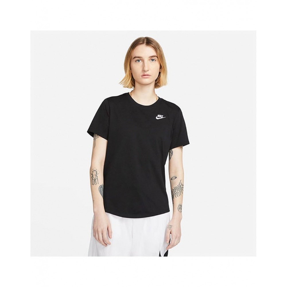 ナイキショートスリーブ T シャツウィメンズクラブエッセンシャル T シャツ DX7903-010 S2306