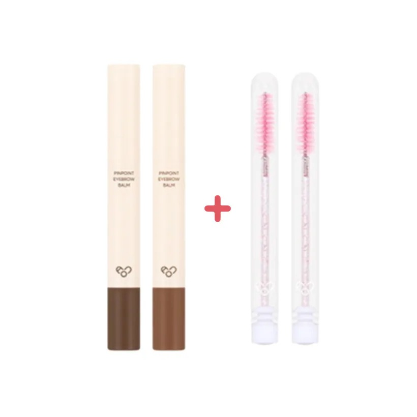 [25SS/New](1+1)きめ細かい アイブロウボム 2color(+スクリューミニブラシ 2本)