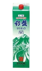 【2ケース販売】銀盤 名水 蘭パック 2000ml×12本
