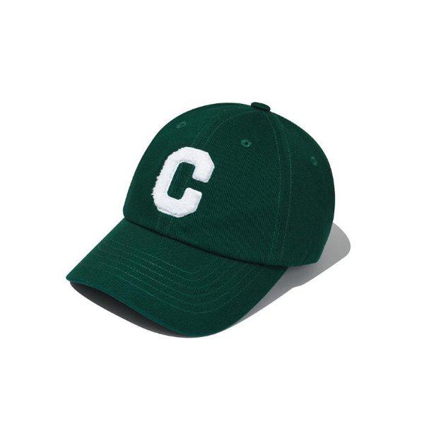 帽子 JQS CO2300CA01-GN [スタンダードフィット] Cロゴ B.B.キャップ グリーン 4,730円