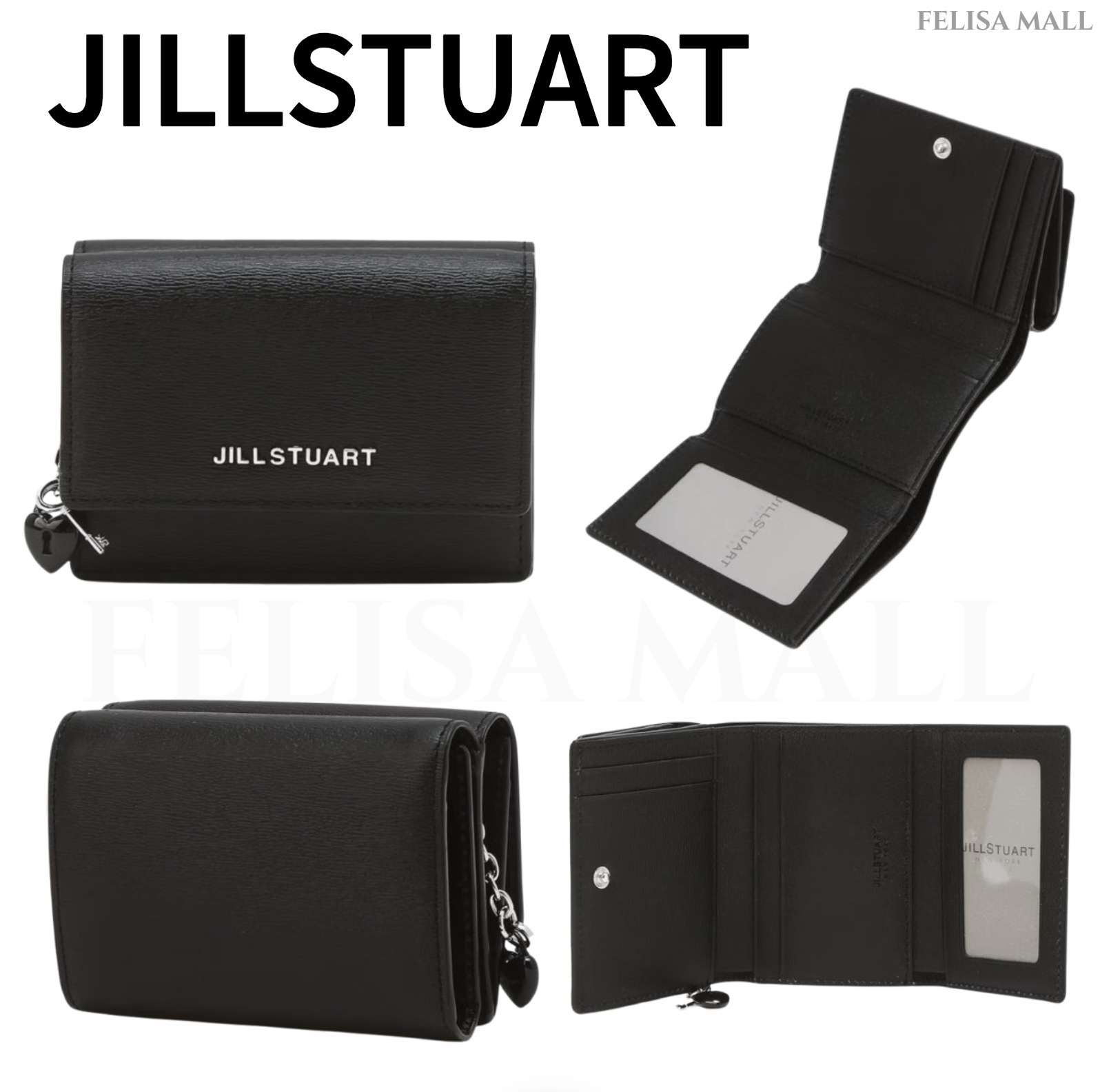[JILLSTUART] KEY wallet キーチャーム ３段折り財布 女性人気