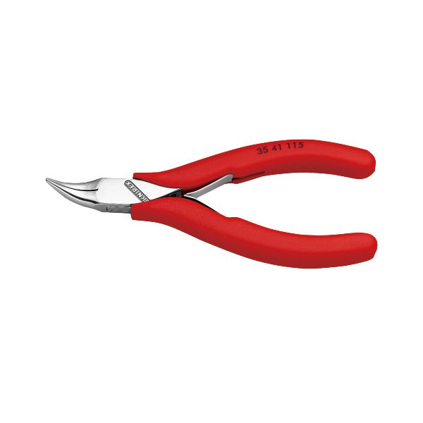 KNIPEX クニペックス エレクトロニクスプライヤー プラスチックコーティング 全長115mm 3541-115 工具 ツール DIY 作業工具