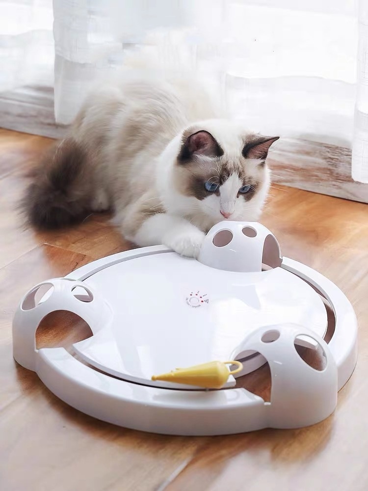 ペット 犬 おもちゃ 猫 おもちゃ トイ 電動おもちゃ 遊び道具 ネズミ ホワイト お祝い 癒し プレゼント セレブ 可愛い ペットグッズ