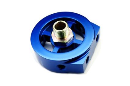 オートゲージ AUTOGAUGE オイルセンサー アタッチメント 油圧計 油温計 ブルー M20×P1.5 1/8NPT オイルブロック