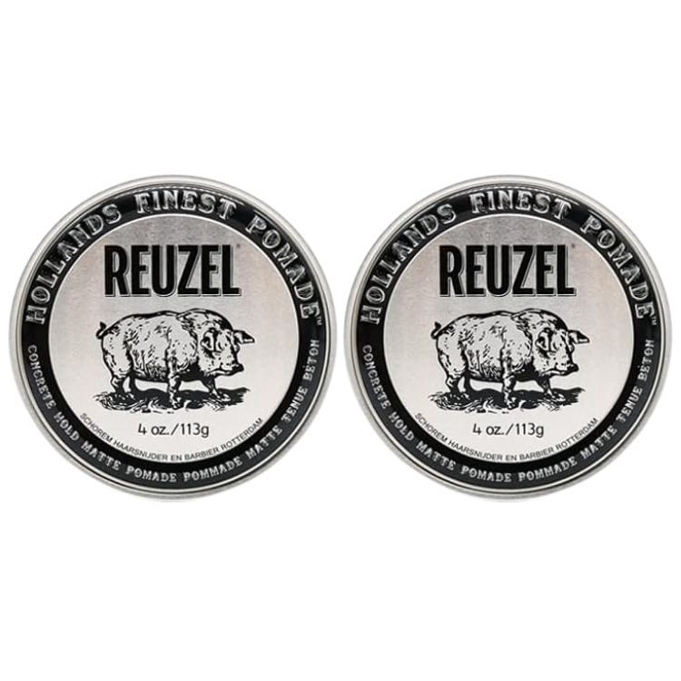 2個セット REUZEL ルーゾー ポマード コンクリート ホールドマット シルバー 113g ヘアワックス