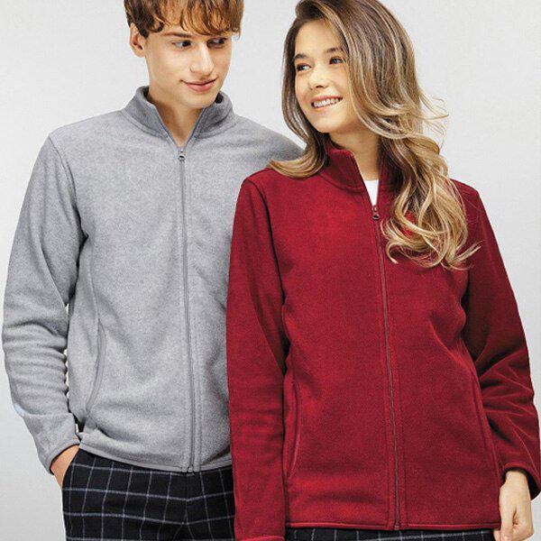 (KH)KU-4046ポーラーフリースオープンジップ 冬 男女共用