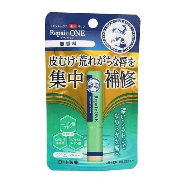 メンソレータム 薬用リップ リペアワン 無香料 2.3g