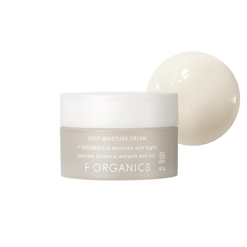 F organics(エッフェオーガニック) ディープモイスチャー クリーム 40g 保湿クリーム 保湿 COSMOS ORGANIC認証取得 オーガニック