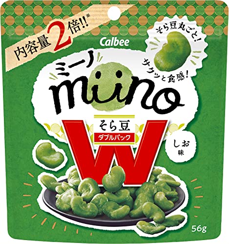 内祝い 激安商品 カルビー ｍｉｉｎｏそら豆Wパックしお味 56g12袋