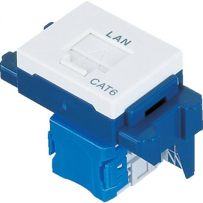 他サイト： Panasonic ぐっとすシリーズ情報モジュラジャック CAT5E 埋込 ホワイトNR3160Wの商品画像