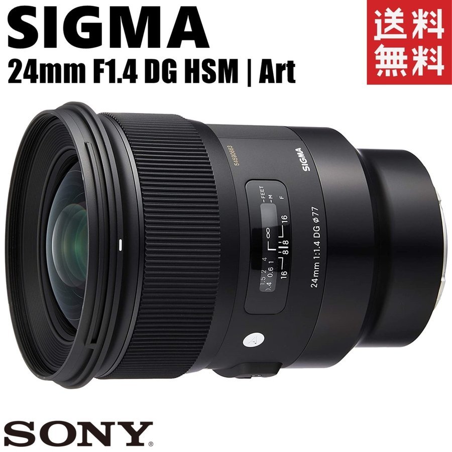 24mm F1.4 DG HSM Art 単焦点 広角SONY用 フルサイズ レンズ カメラ 中古