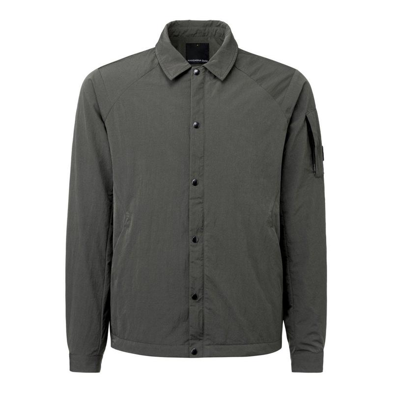 男性ファジー裏地付きシャツジャケット ALIGN TOP A9J04024