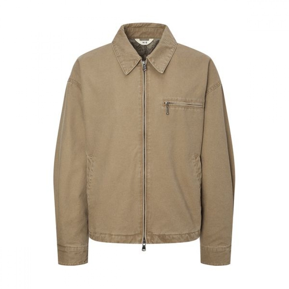 [ヘッジズ] 24FW ベージュウォッシュコットンジャンパー WHJU4D802I3 19,691円