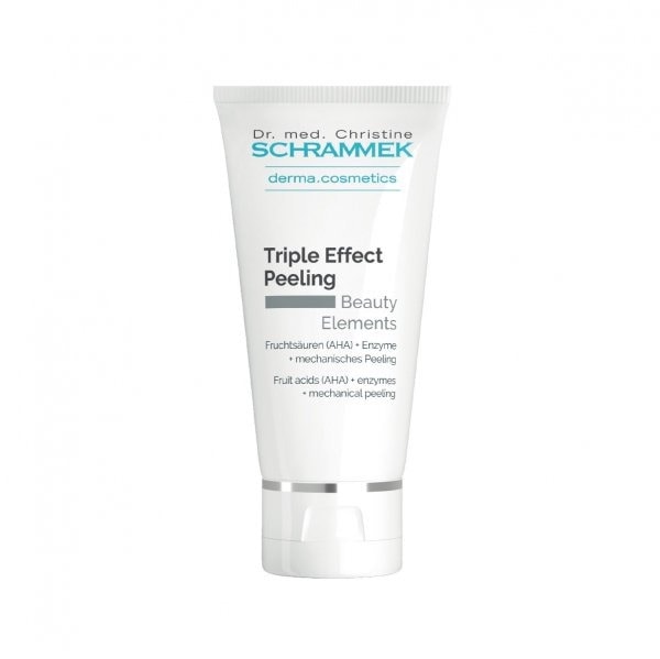 ピーリングクリーム トリプルエフェクトピーリング 50ml Schrammek 植物由来 シュラメック スキンケア 保湿 ハーブエキス グリーンピール