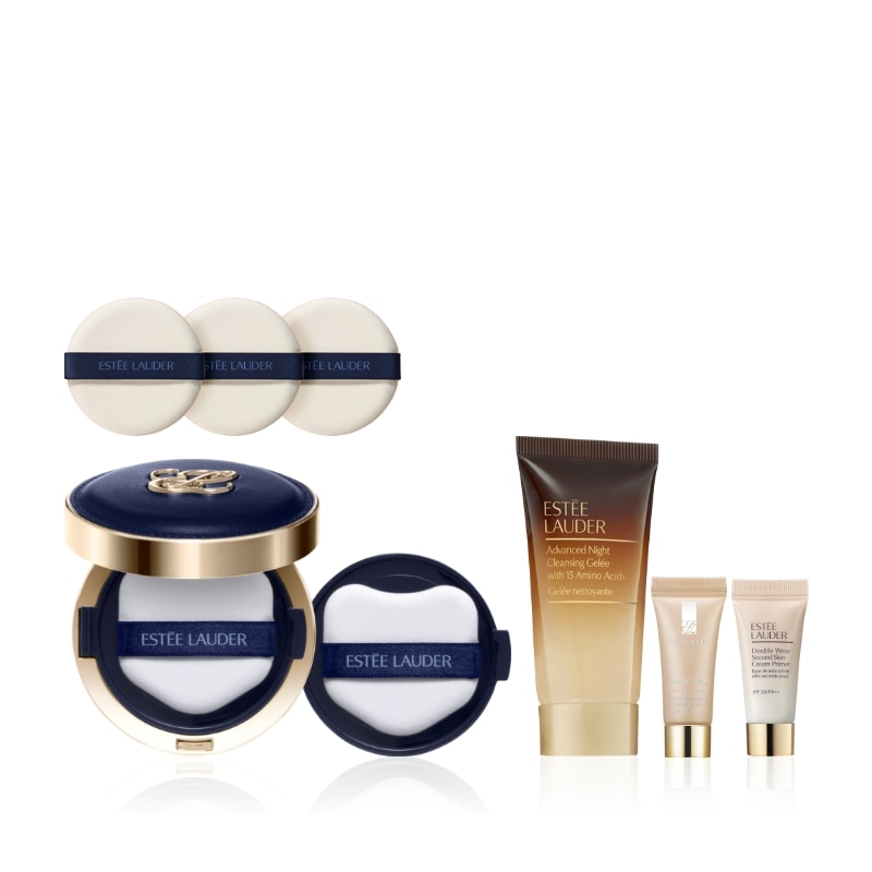 [エスティローダー]ダブルウェアセカンドスキンブラークッションSPF25 / PA+++（+デラックス3種パフ）