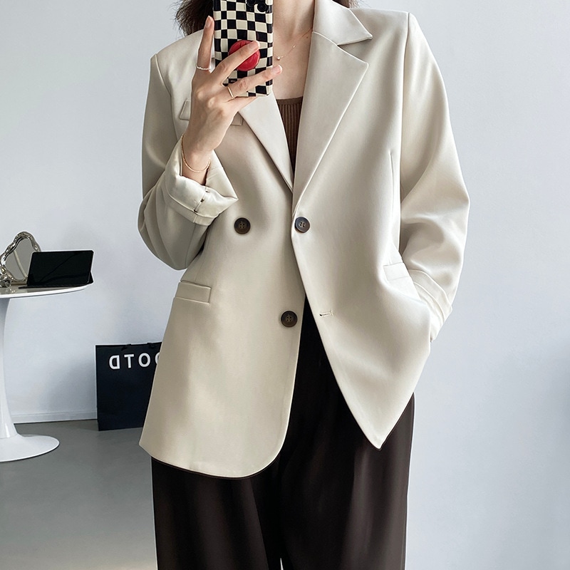 ジャケット トップス アウター ブルゾン ジャケット 上着 スーツ ミディアム丈 長袖 襟付き