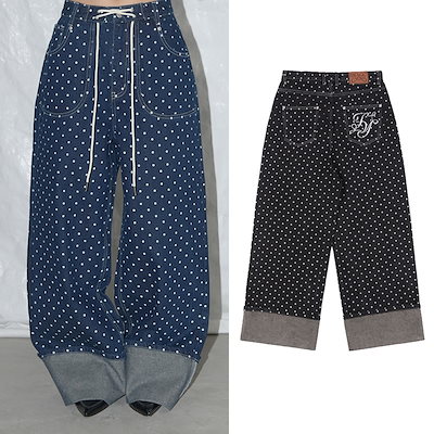 Qoo10] NASTY FANCY CLUB STRING DOT ROLL-UP P : レディース服