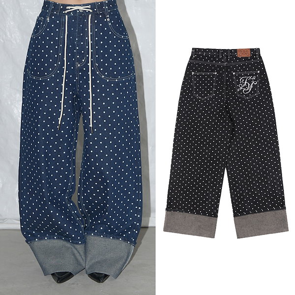 Qoo10] NASTY FANCY CLUB STRING DOT ROLL-UP P