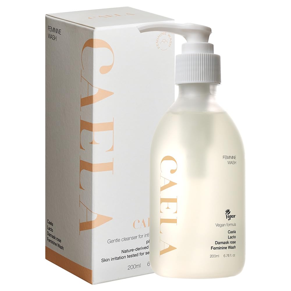 CAELA(カエラ) フェミニンウォッシュ ジェル 200ml デリケートゾーン ソープ かゆみ におい 消臭 匂いケア 黒ずみ カンジダ おりもの かぶれ フェムケア 保湿 乳酸菌 弱酸性 デリケー