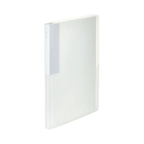 TANOSEEクリヤーブック（リサイクルPP） A4タテ 24ポケット 背幅17mm クリア 1セット（10冊）