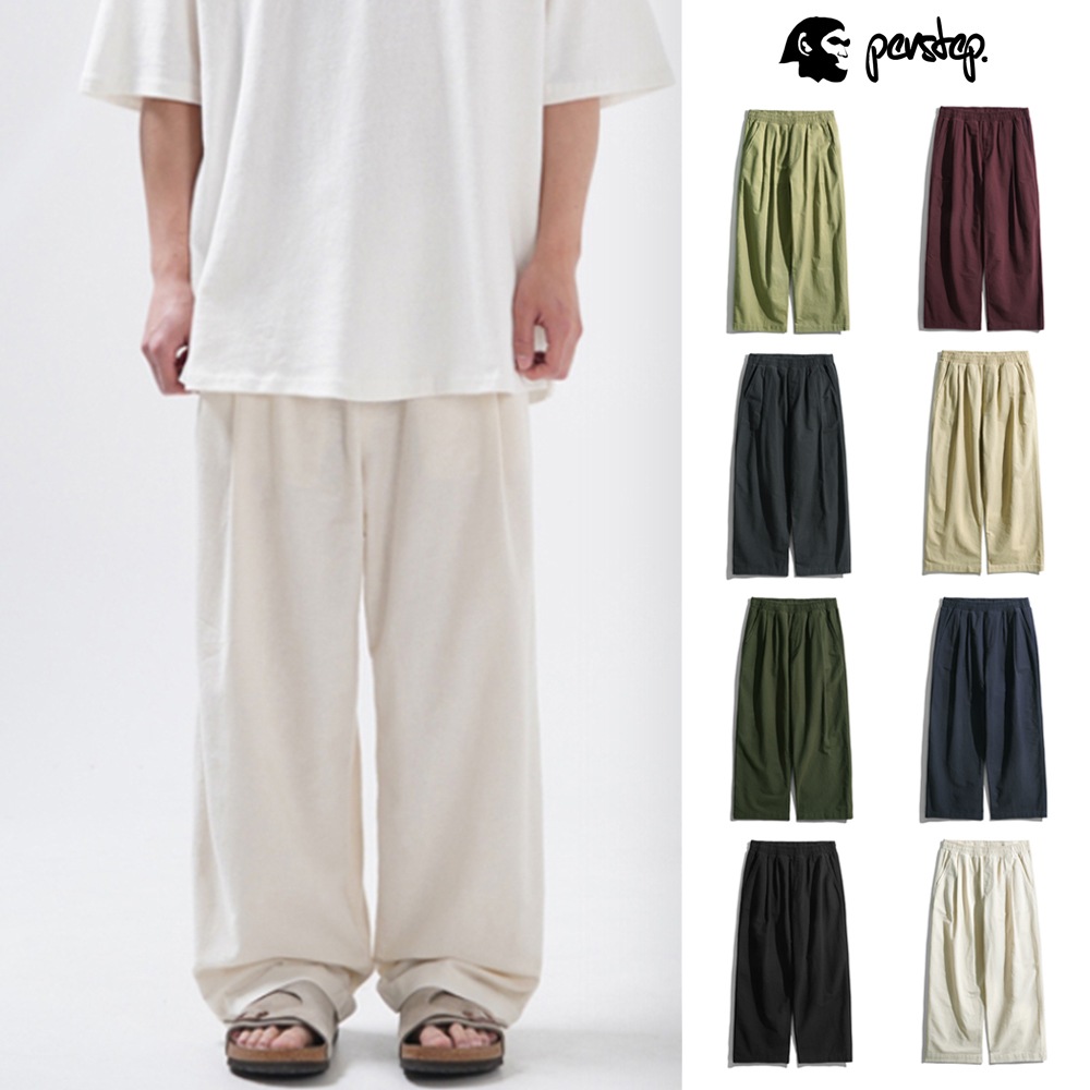 [PERSTEP] Cool Mix Wide Like Linen Long Pants