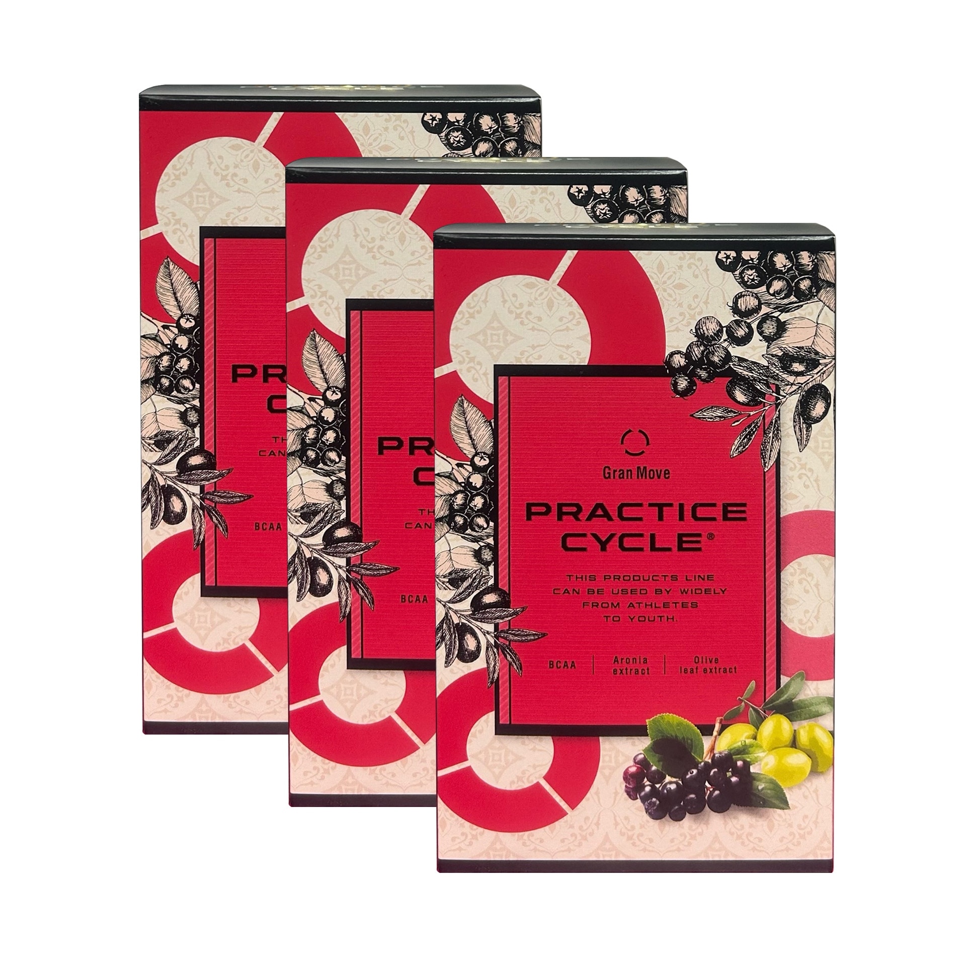 エステプロラボ プラクティスサイクル　20包ｘ3箱　 美ボディに適したアミノ酸サプリメントアミノ酸（BCAA)と世界のサプリメント潮流から導き出した成分がボディと美容を効率的にサポート