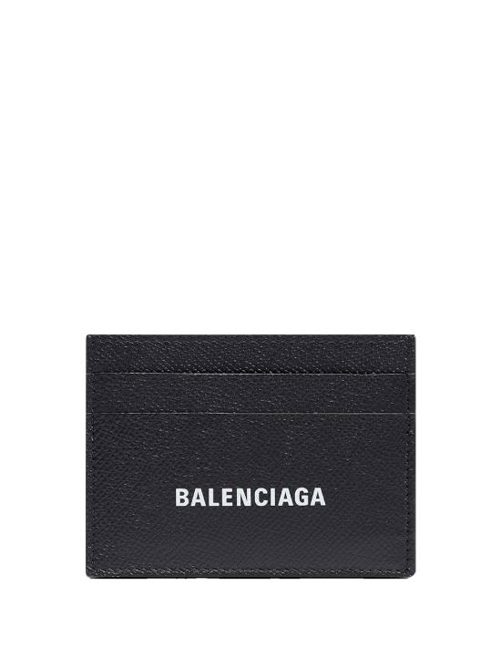 BALENCIAGA Men Business Card Wallet 594309 1IZI3 1090 BLACK WHITE