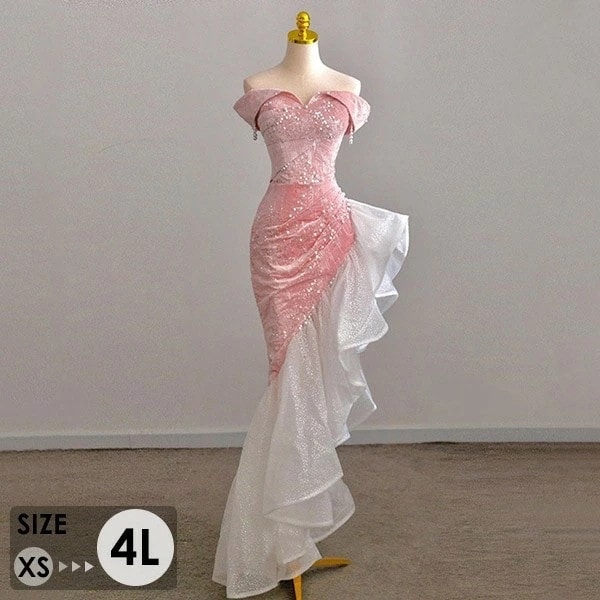 ドレス 大人 ピアノ 発表会 ロングドレス 演奏会 演奏会用ドレス ピアノ発表会 結婚式 高校生 パーティードレス 演奏会ドレス 母親 コンクール イブニングドレス ロング マーメイドドレス キラキラ