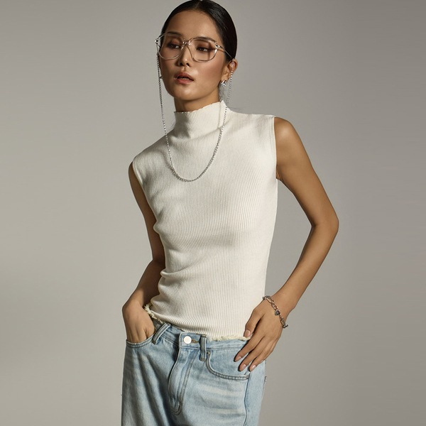 E3785 半ハイネックニット