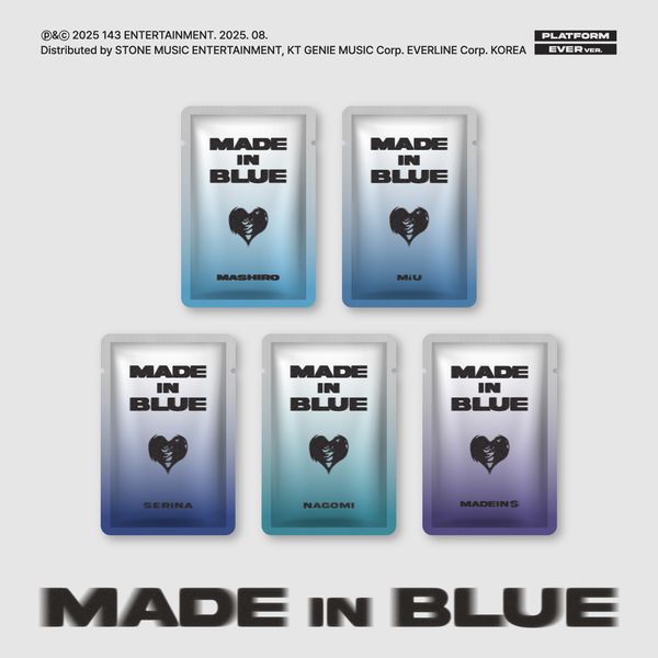 [5種セット] MADEIN S [MADE in BLUE] アルバム 韓国チャート反映 メンバー選択 4,987円
