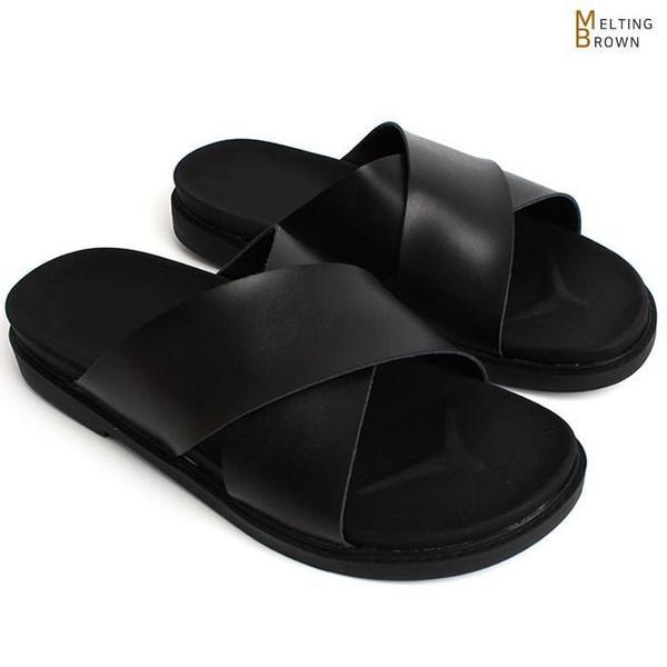 メンズスリッパ オフィススリッパ 牛革スリッパ XS1