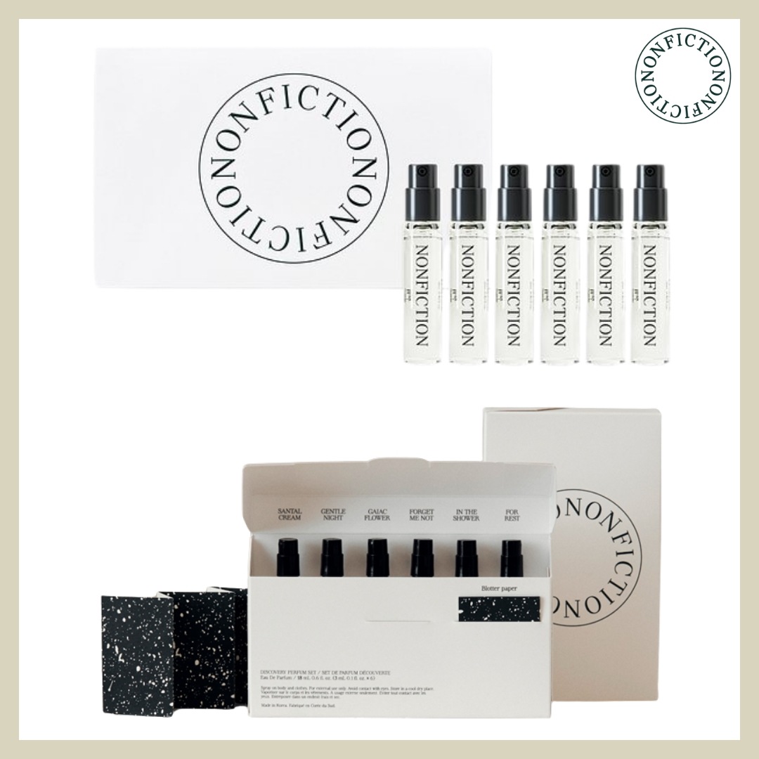 【NONFICTION】ディスカバリー オードパルファム セット 3ml X 6 + FREE OMAKE 韓国 香水 オードパルファム残り香がいい香水香りが長持ちする香水レディース香水ニッチ香水