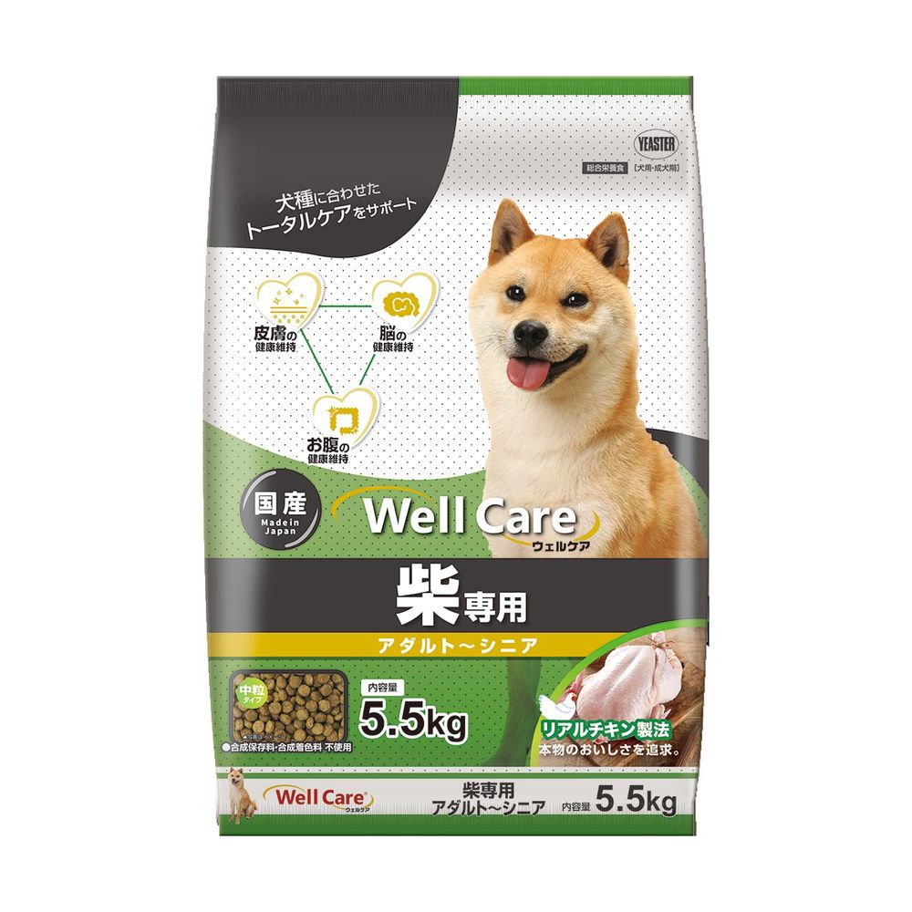 （まとめ買い）イースター ウェルケア 柴専用 アダルト～シニア 5.5kg 犬用フード [x3] 8,202円