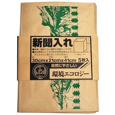 他サイト： 日本技研工業　KG-5新聞紙入用 紙袋5Pの商品画像