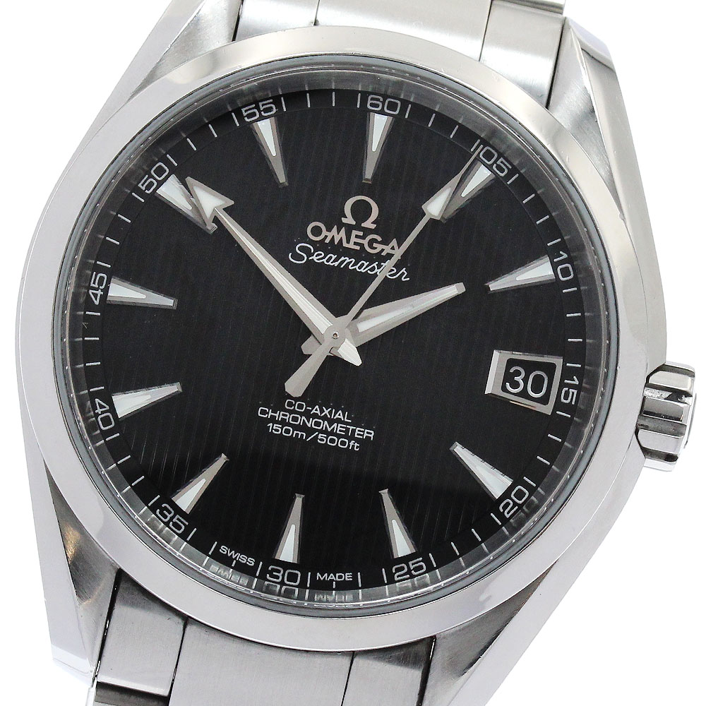 オメガ OMEGA 231.10.39.21.01.001 シーマスター アクアテラ デイト コーアクシャル 自動巻き メンズ _887895【中古】 225,450円