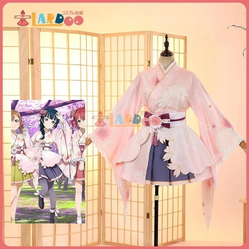ラブライブサンシャイン!! LoveLive! Sunshine!! 　津島善子 桜和装 コスプレ衣装 コスチューム cosplay664