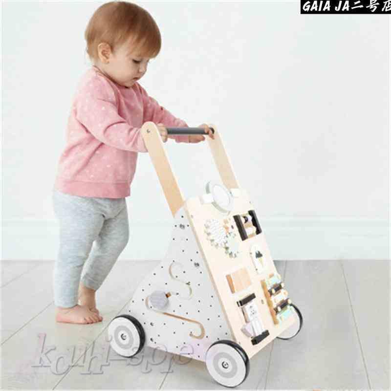 手押し車 赤ちゃん 木製 ベビー 知育 玩具 木のおもちゃ 北欧 遊べる おしゃれ 人気 子供用品 男の子 女の子 子供の誕生日 プレゼント 部屋に 置い