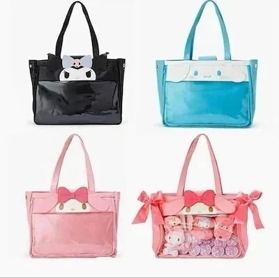 サンリオ サンリオ 痛バッグ ショルダー 痛バ マイメロディ シナモロール クロミちゃん トートバッグ 29*39*10cm サンリオ キャラクター痛バA3A4