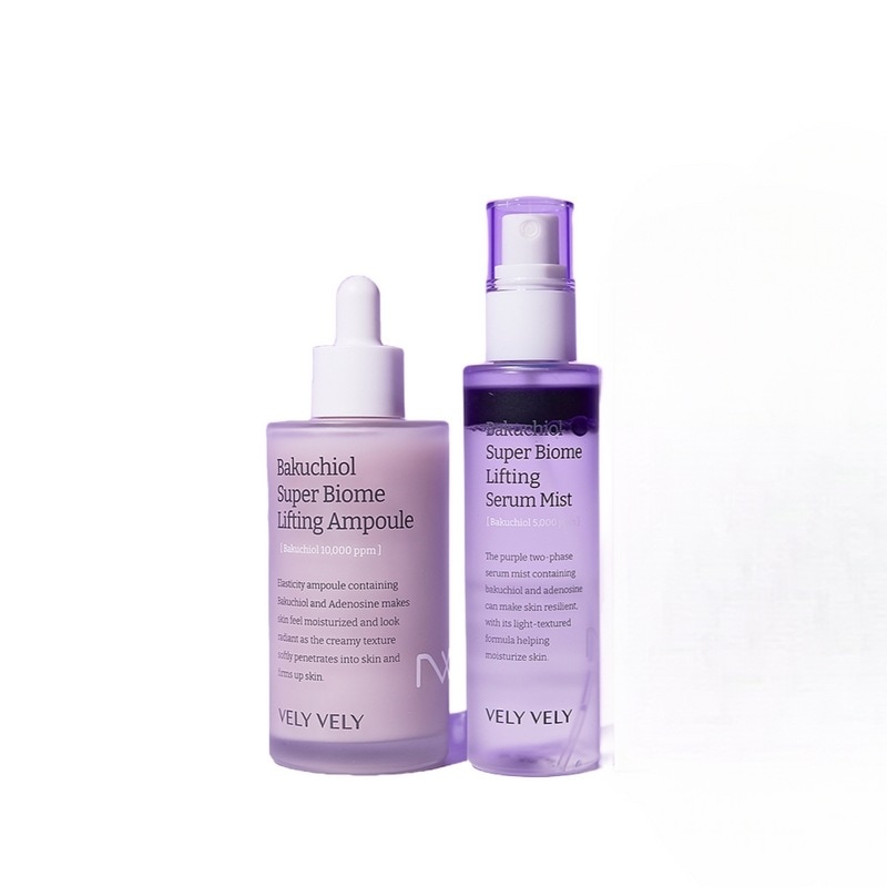 ブリブリバクチオールスーパーバイオムリフティングアンプル100ml+ミスト100ml+マスクパック10枚（バクチオール7mlx2個+マスクパックx2枚追加贈呈）