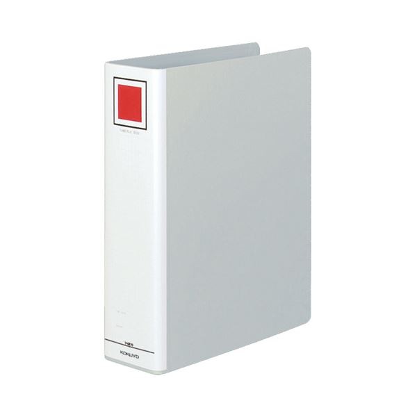 (まとめ) コクヨ チューブファイル(エコ) 片開き A4タテ 700枚収容 背幅85mm シルバー フ-E670C 1冊 (×10セット)