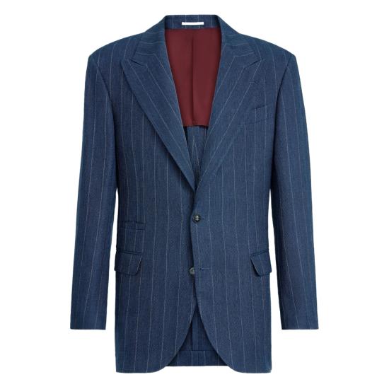 BRUNELLO CUCINELLI Men Suit Jackets MZ4238BFC5 C1010 BLUE