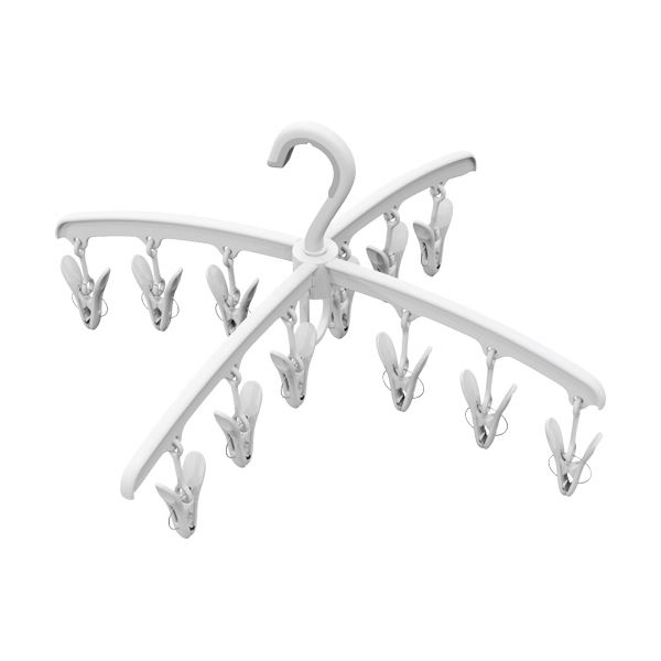 (まとめ)小久保工業所 クロスハンガーピンチ12個付 KL-075 1個(×10セット)