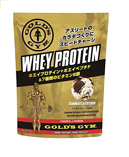 ゴールドジム(GOLDS GYM) ホエイプロテイン クッキー&クリーム風味 720g