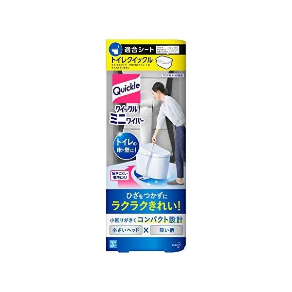 3個セット 花王 クイックル ミニワイパー トイレ床掃除用 Kao 5,521円