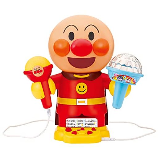 光る! まわる! カラフルライトできみはスター! おうちでアンパンマンカラオケ 【日本おもちゃ大賞2022 共遊玩具部門 優秀賞】(対象年齢:3歳以上)