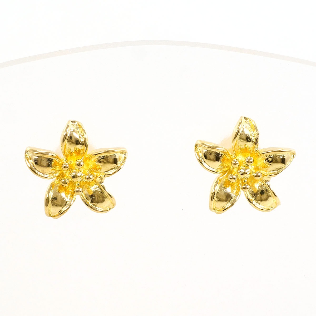 K18 18金 YG イエローゴールド ピアス 総重量約1.7g 中古