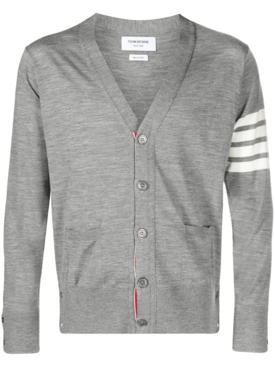 THOM BROWNE Men Sweater MKC002AY1014 058 PALE GREY